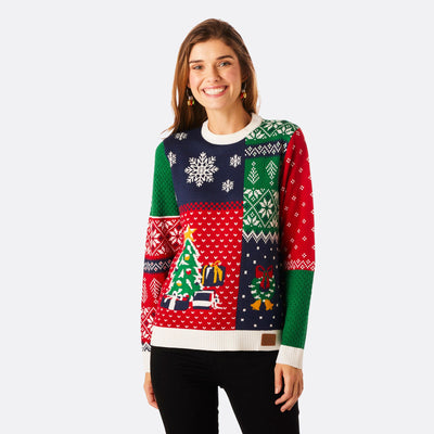 Women's Retro Christmas Sweater