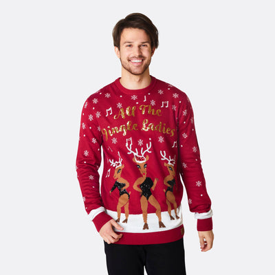 Men's All The Jingle Ladies Christmas Sweater