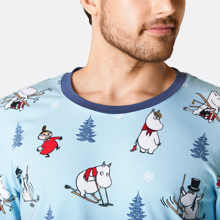 Men's Blue Moomin Christmas Pyjamas