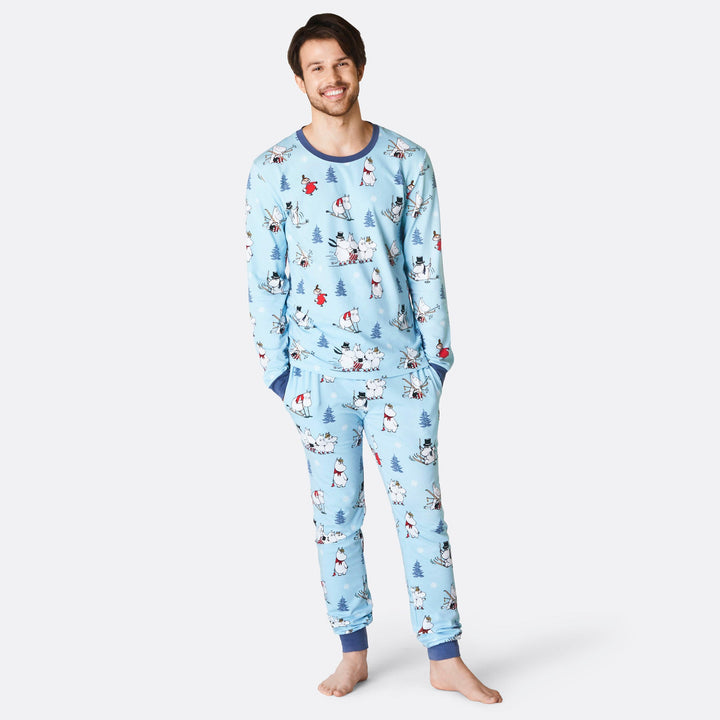 Men's Blue Moomin Christmas Pyjamas