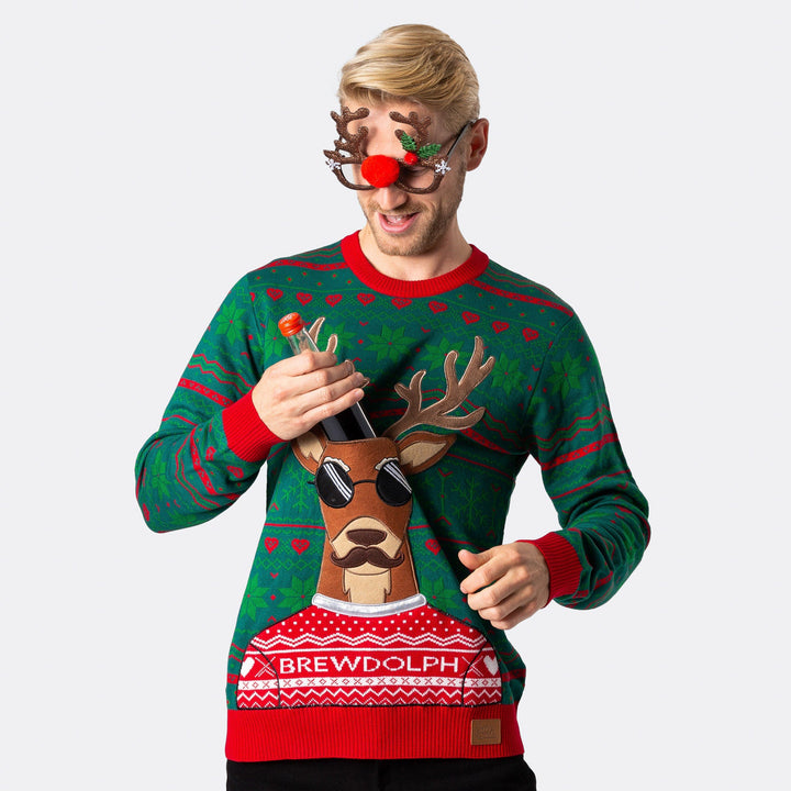 Men's Brewdolph Christmas Sweater