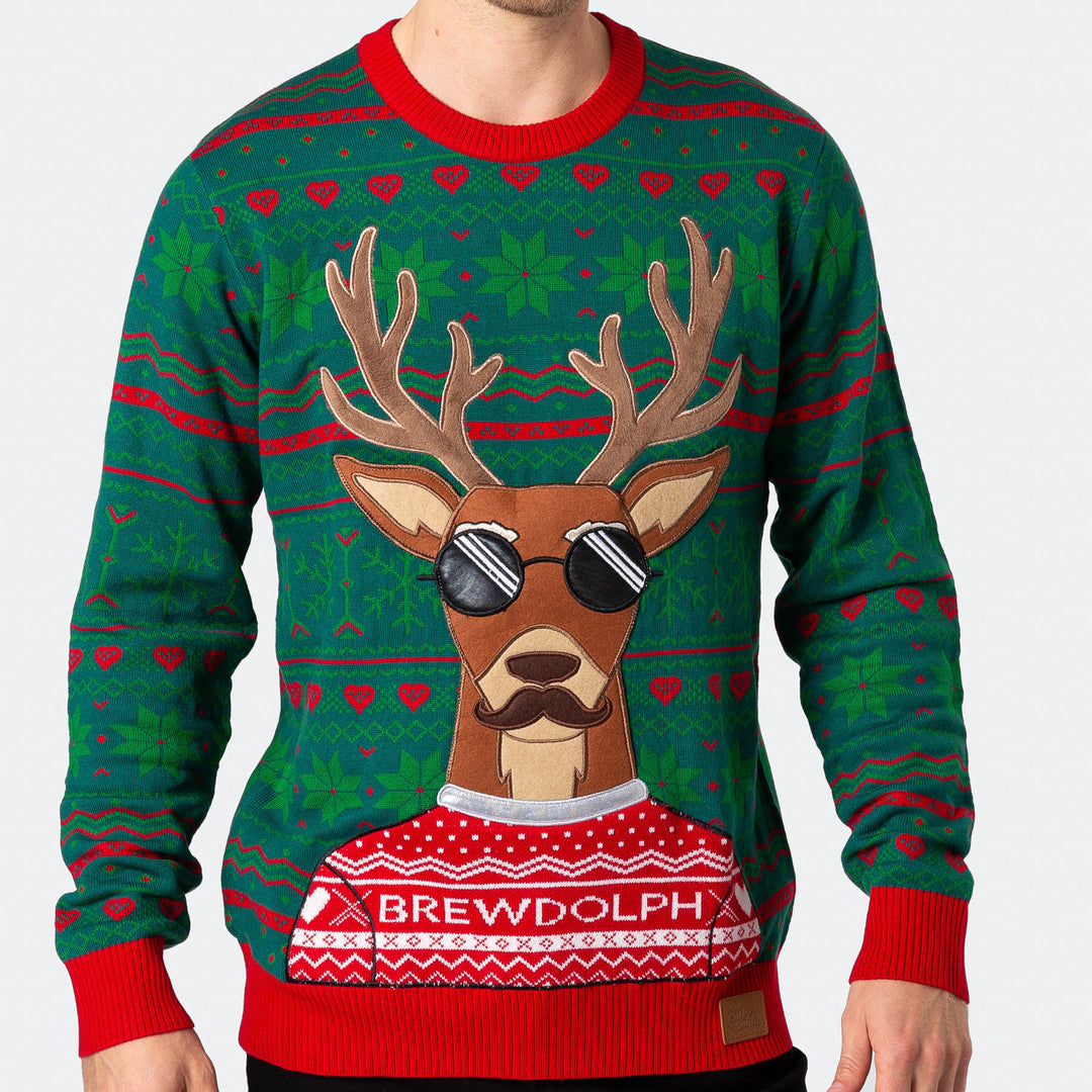 Men's Brewdolph Christmas Sweater