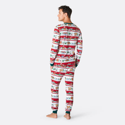 Men's Christmas Scene Christmas Pyjamas