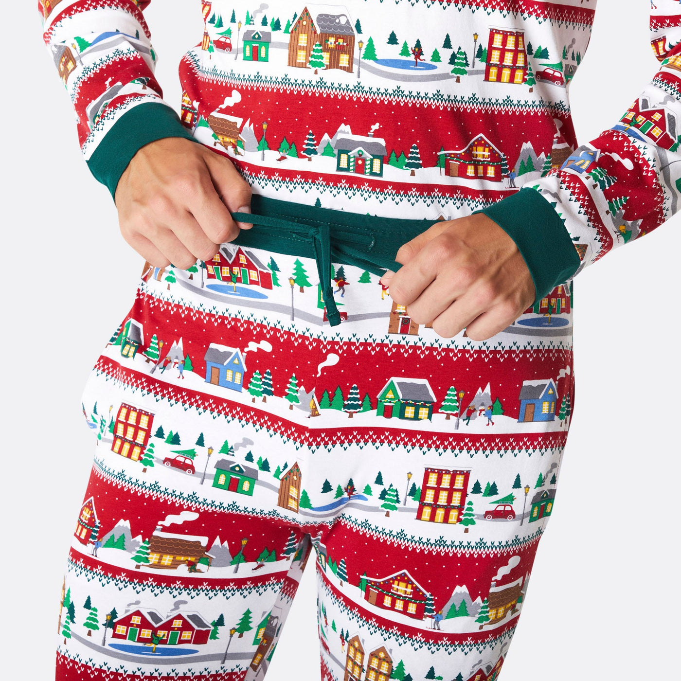 Men's Christmas Scene Christmas Pyjamas