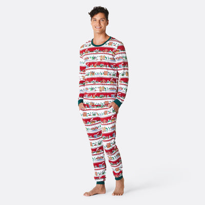Men's Christmas Scene Christmas Pyjamas
