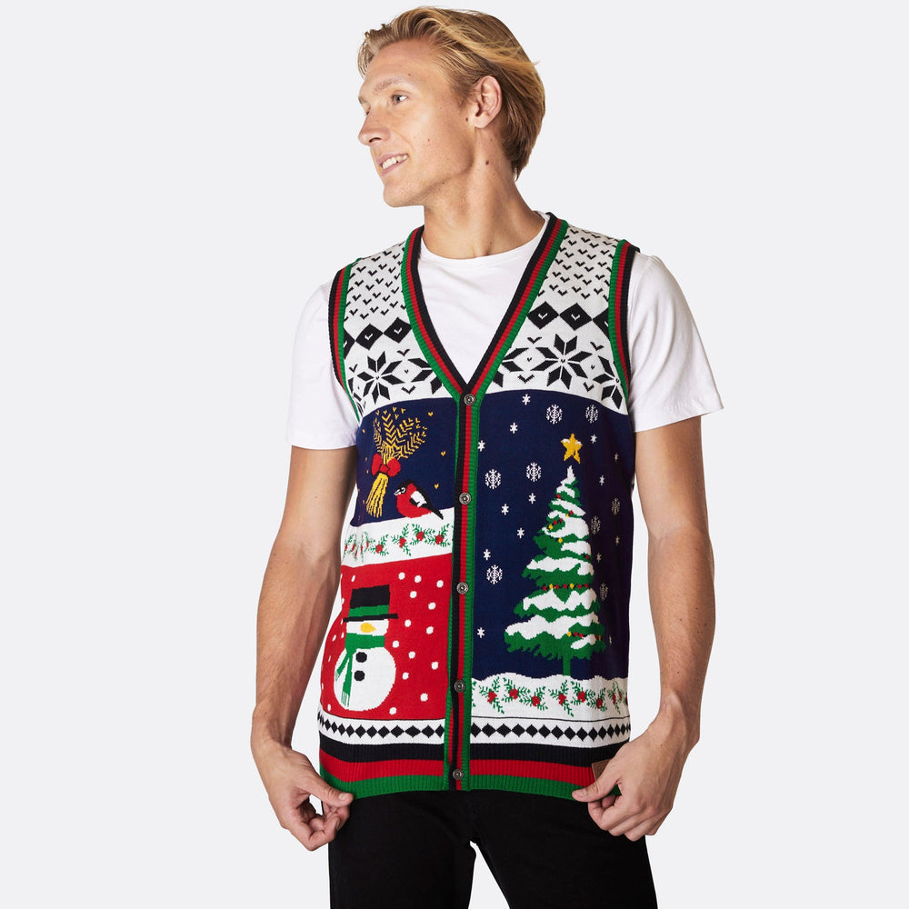 Men's Christmas Waistcoat