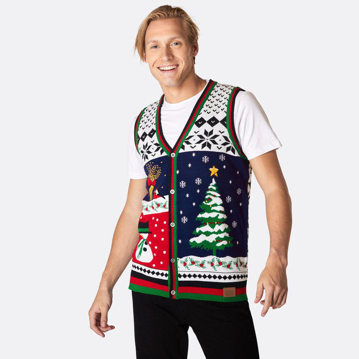 Men's Christmas Waistcoat