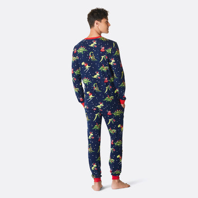 Men's Dinosaur Christmas Pyjamas