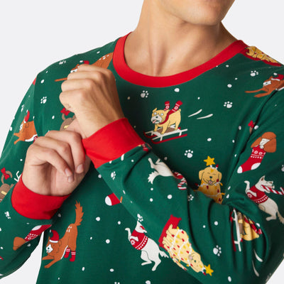 Men's Dog Christmas Pyjamas