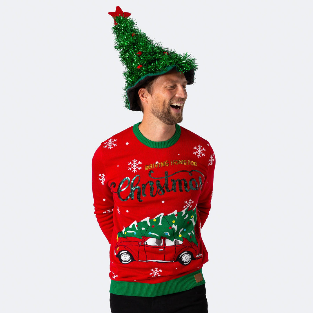 Men's Driving Home For Christmas Christmas Sweater