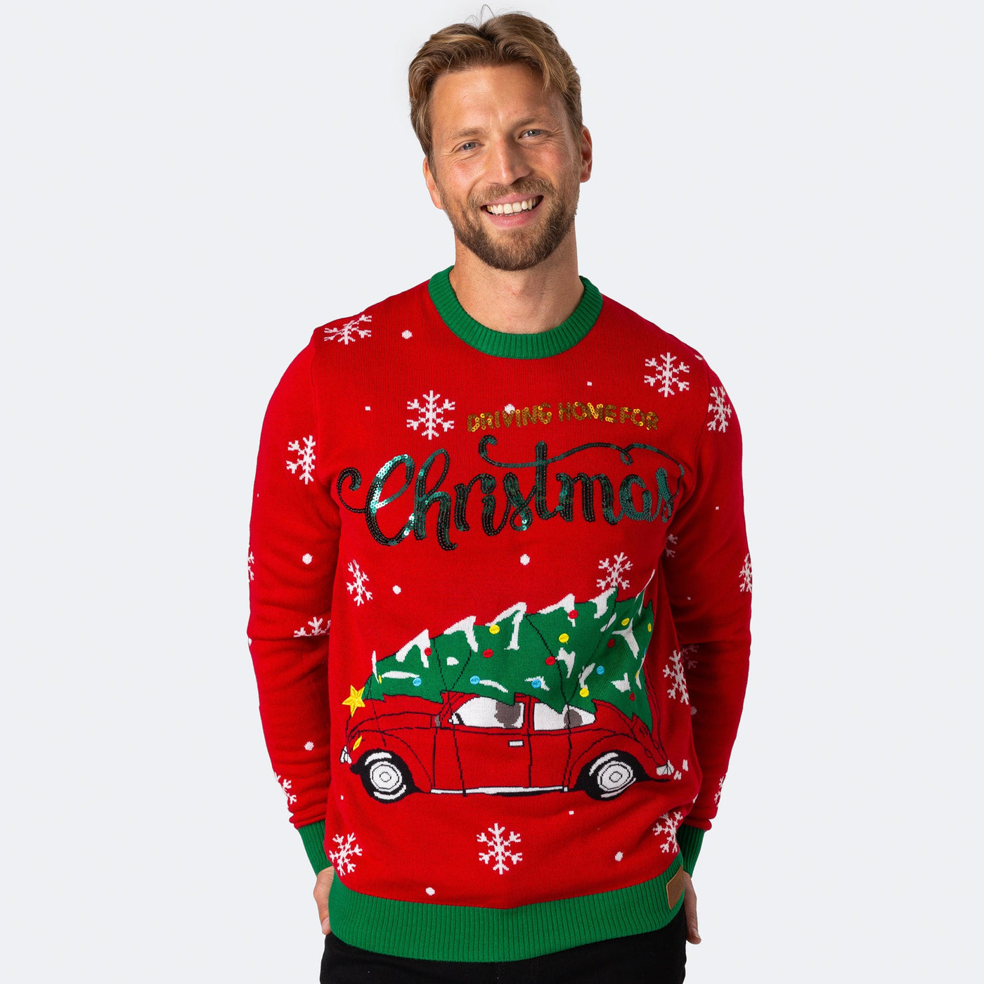 Men's Driving Home For Christmas Christmas Sweater