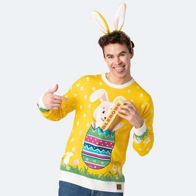 Mens Easter Bunny Sweater