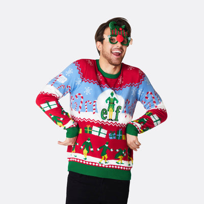 Men's Elf Christmas Sweater