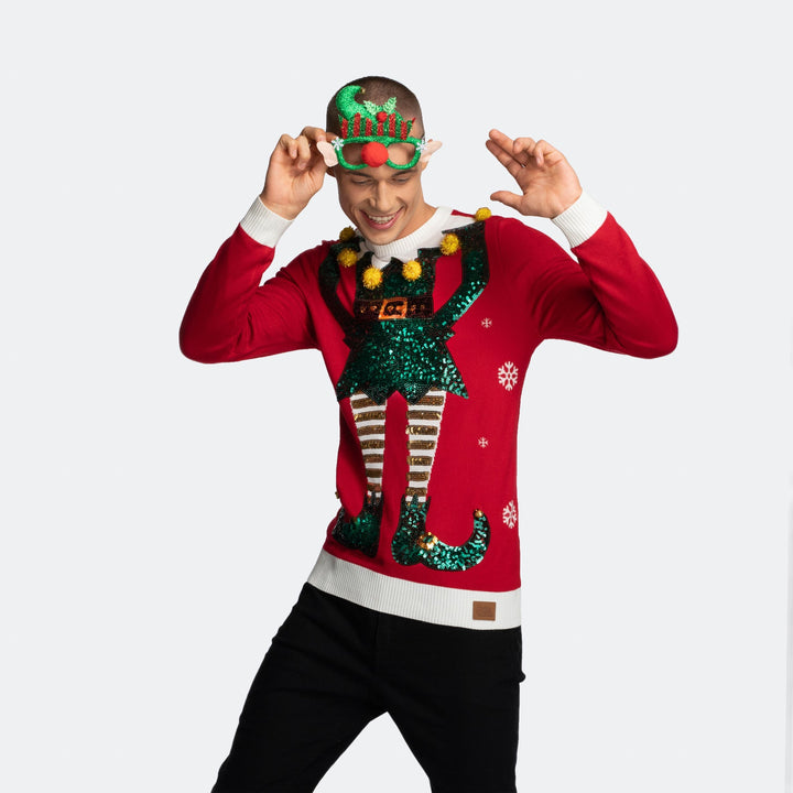 Men's Elf Christmas Sweater