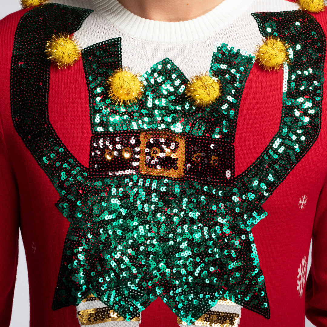 Men's Elf Christmas Sweater