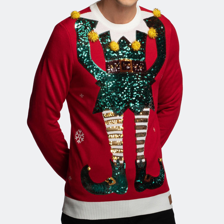 Men's Elf Christmas Sweater