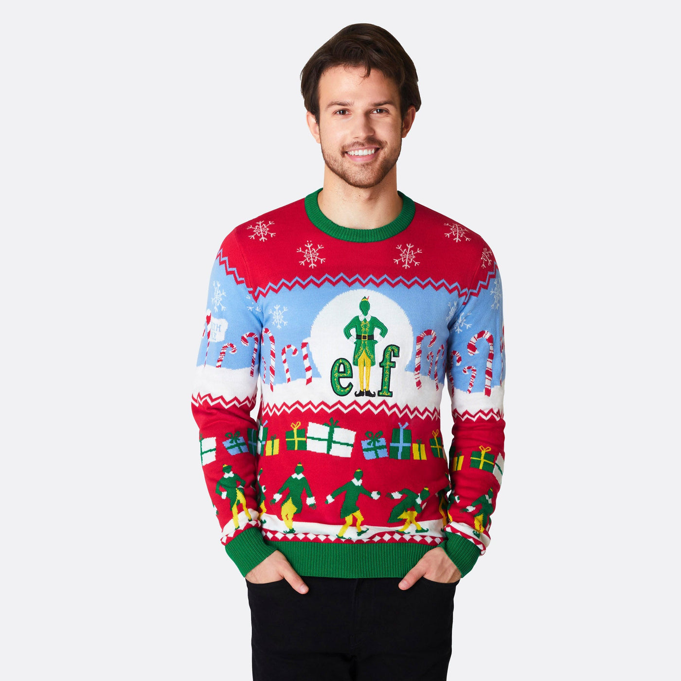 Men's Elf Christmas Sweater