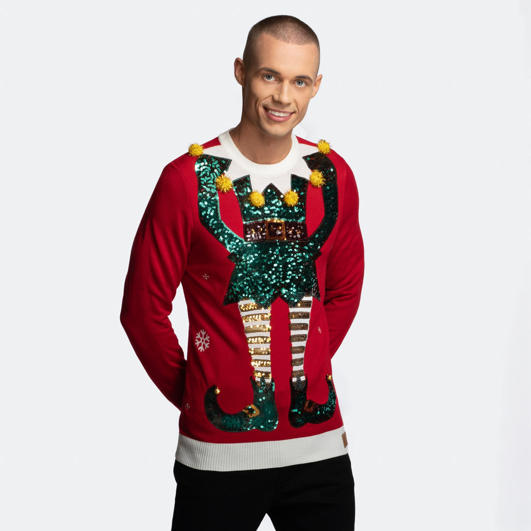 Men's Elf Christmas Sweater