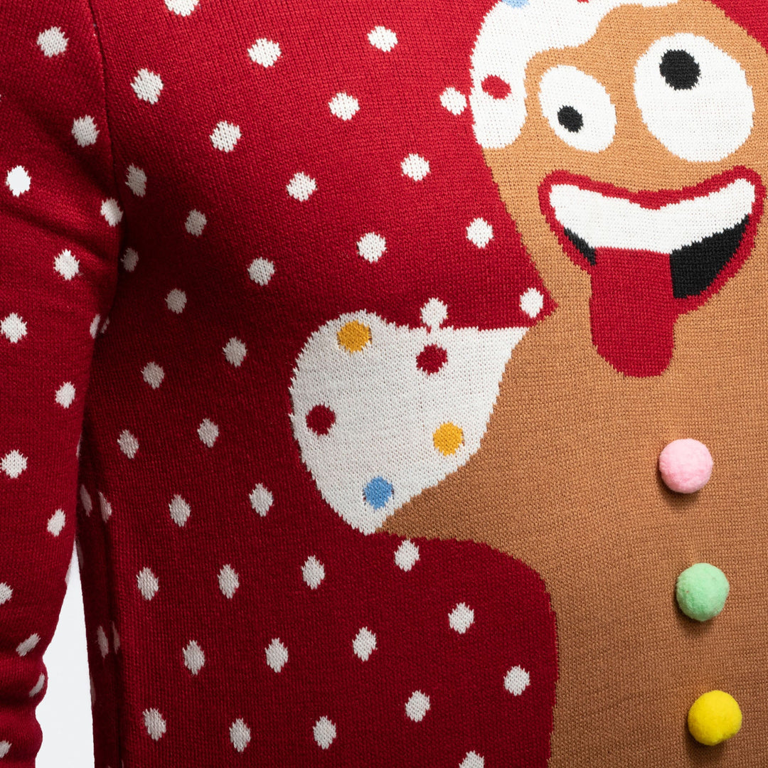 Men's Gingerbread Christmas Sweater