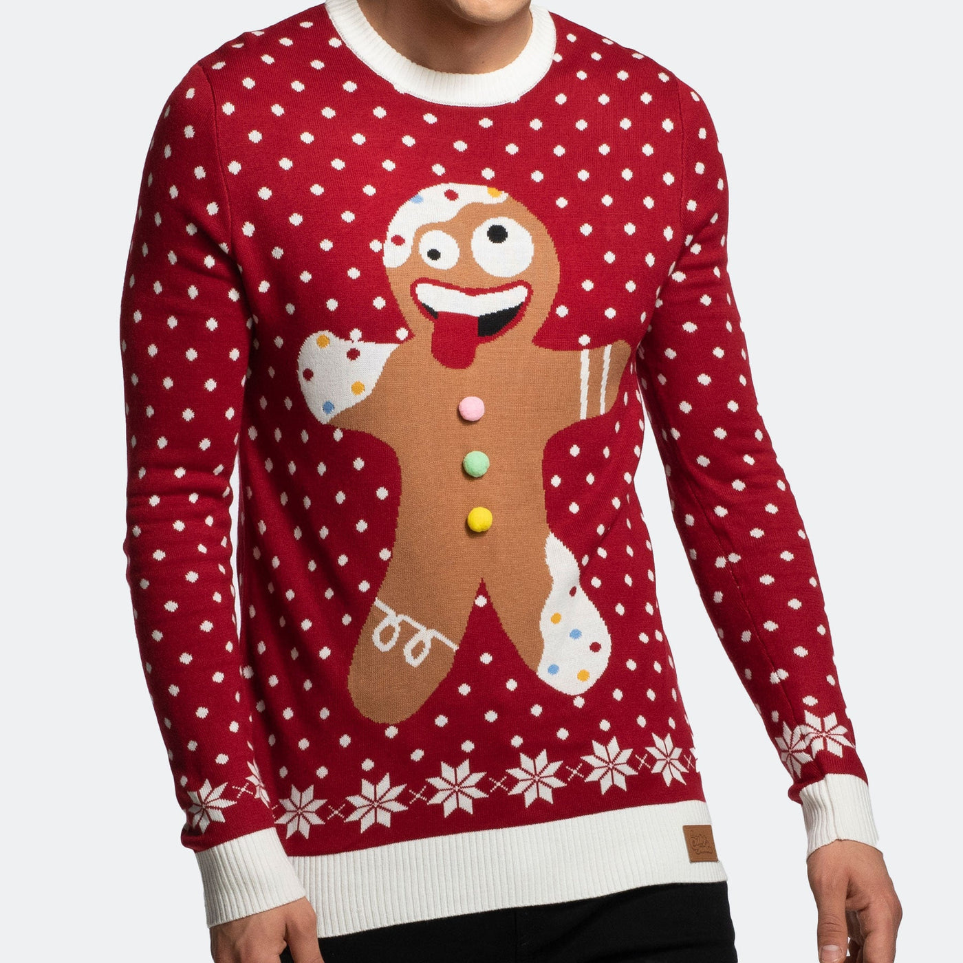 Men's Gingerbread Christmas Sweater