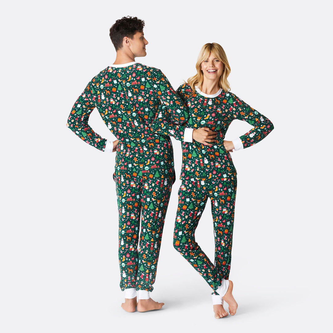 Men's Green Christmas Dream Christmas Pyjamas