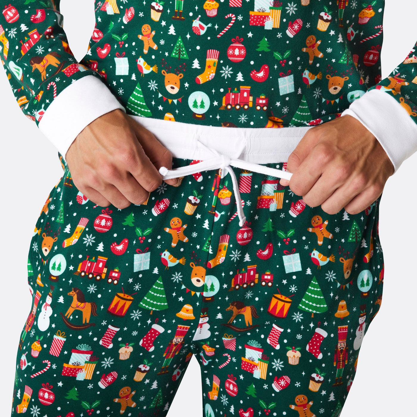 Men's Green Christmas Dream Christmas Pyjamas