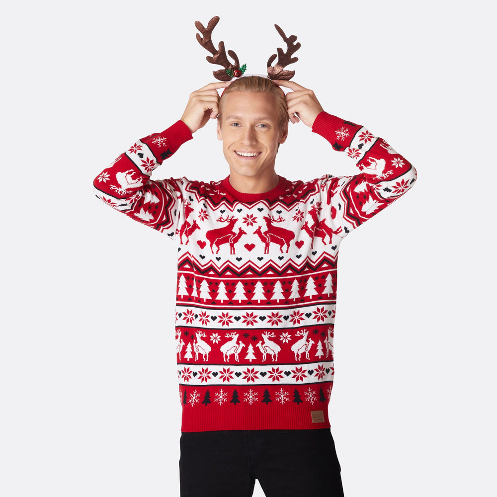 Men's Humping Reindeers Christmas Sweater