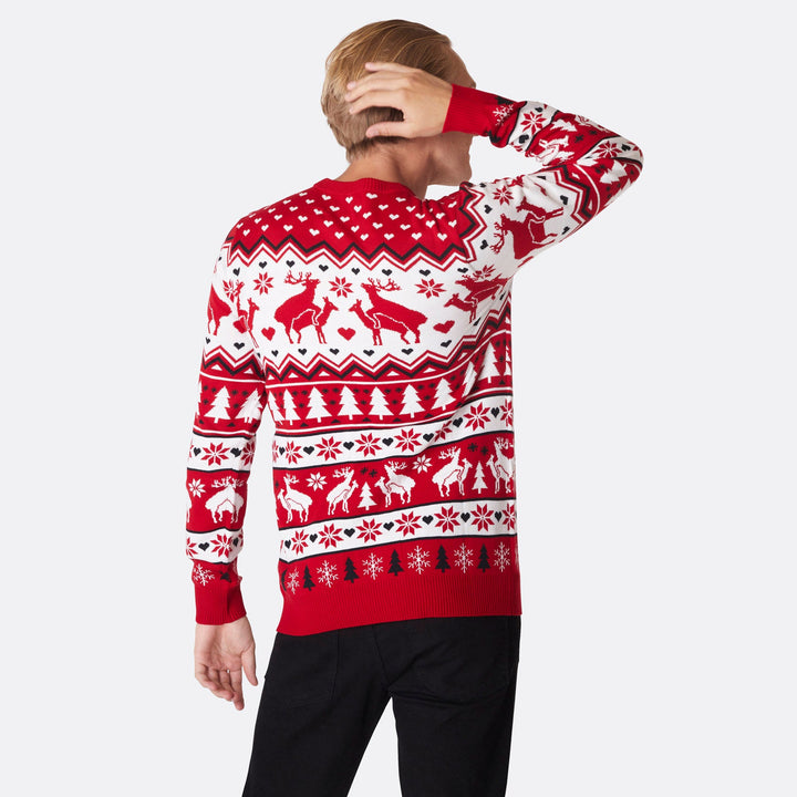 Men's Humping Reindeers Christmas Sweater