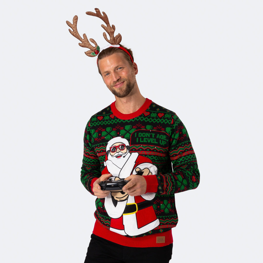 Men's Level Up Christmas Sweater