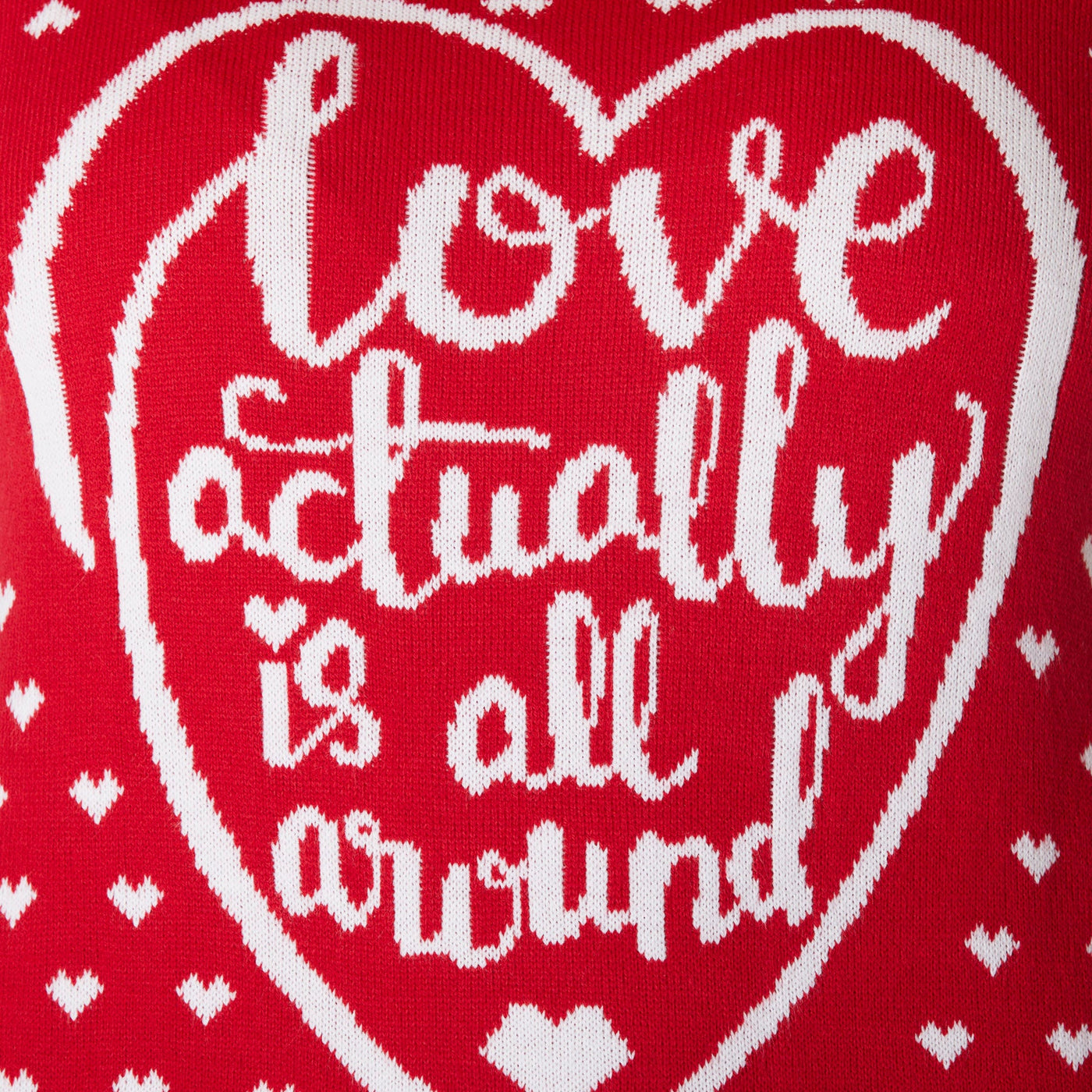 Men's Love Actually Is All Around Christmas Sweater