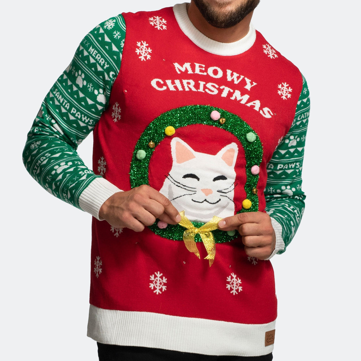 Men's Meowy Christmas Sweater