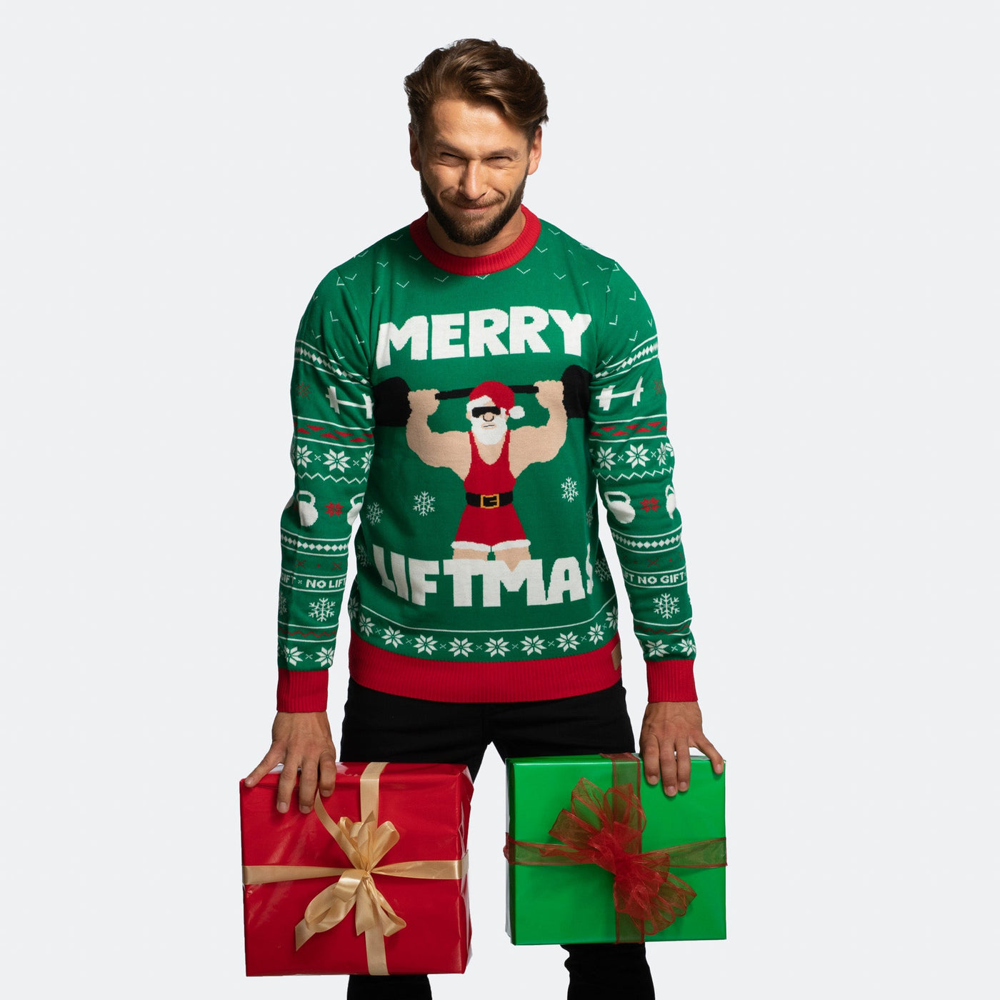 Men's Merry Liftmas Christmas Sweater