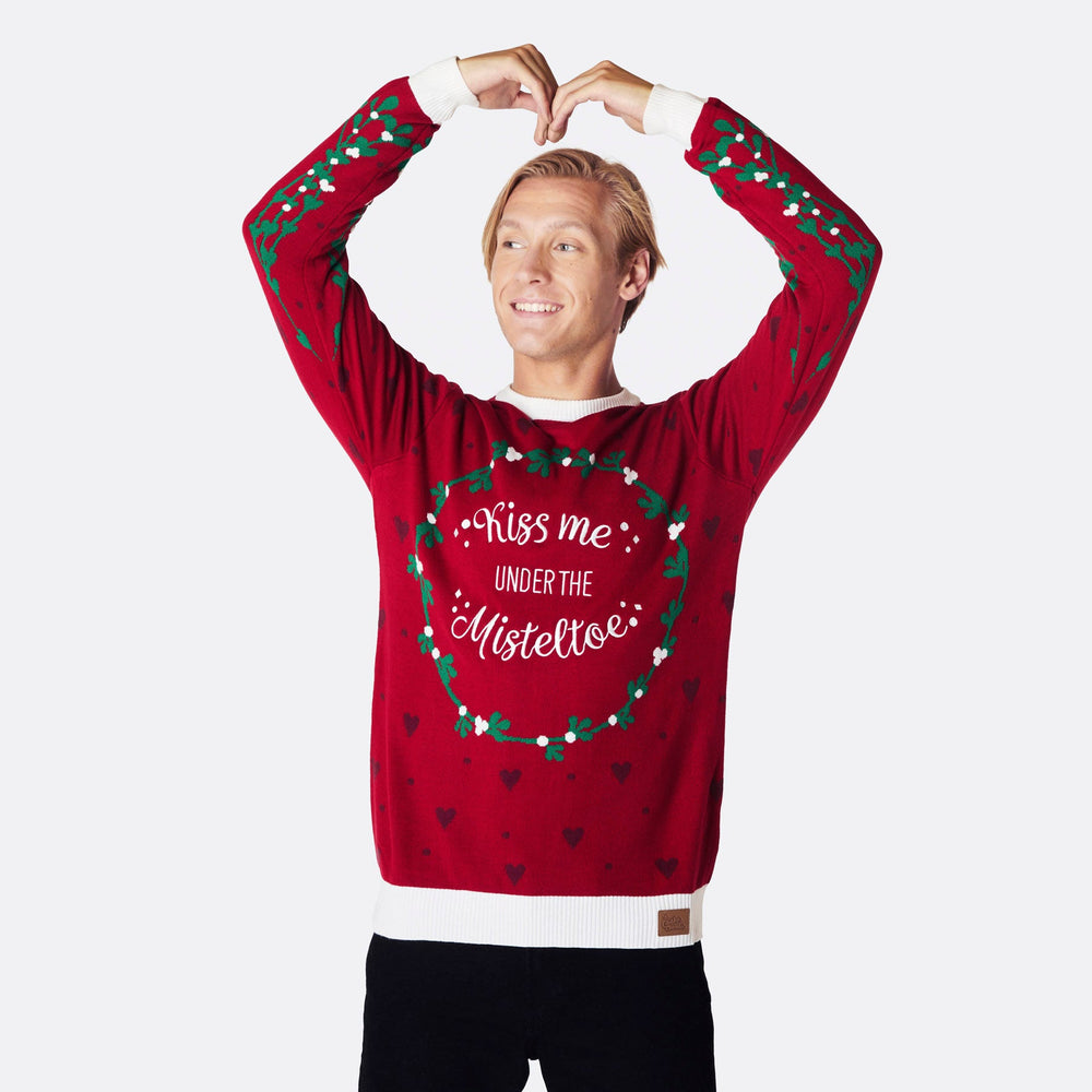 Men's Mistletoe Christmas Sweater