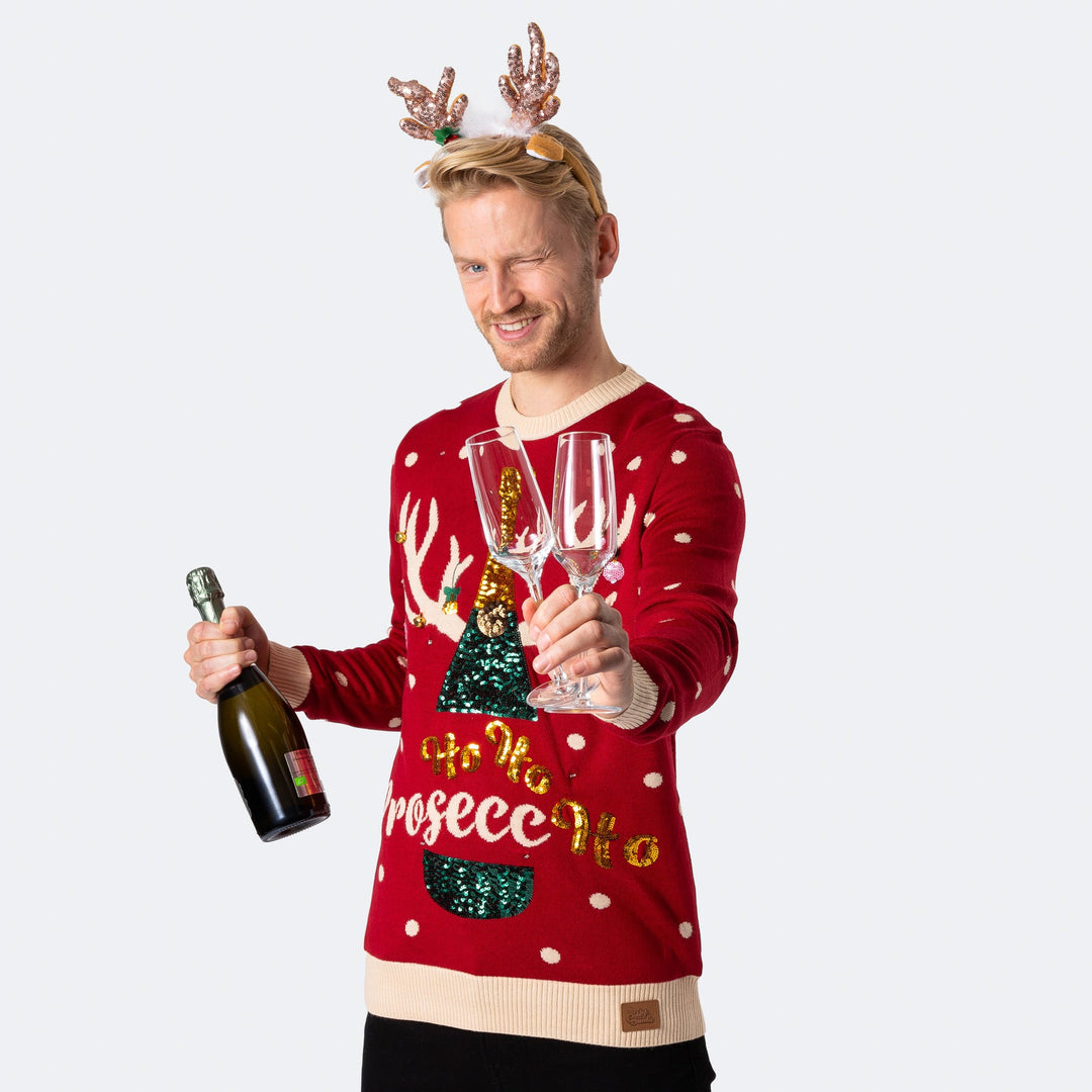 Men's Prosecco Christmas Sweater