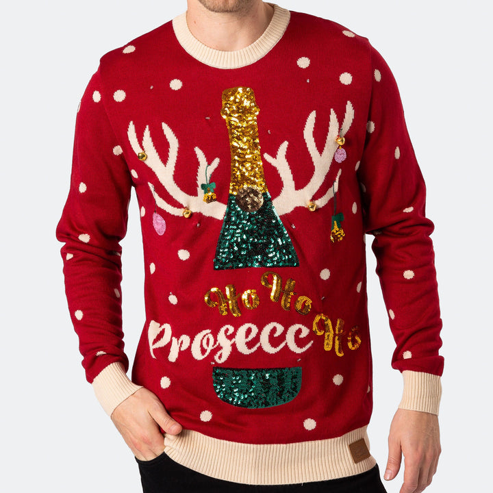 Men's Prosecco Christmas Sweater