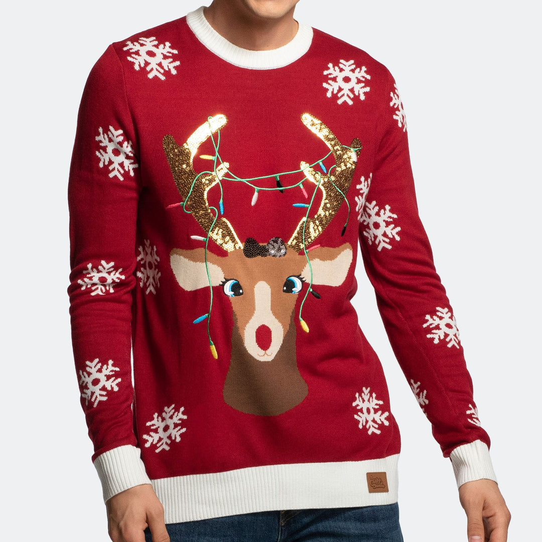 Men's Reindeer Christmas Sweater