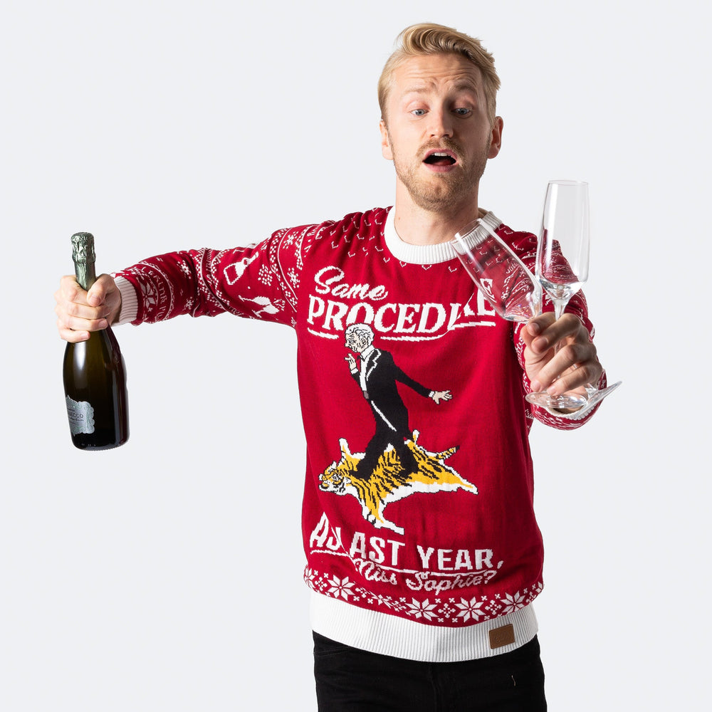 Men's Same Procedure As Last Year Christmas Sweater