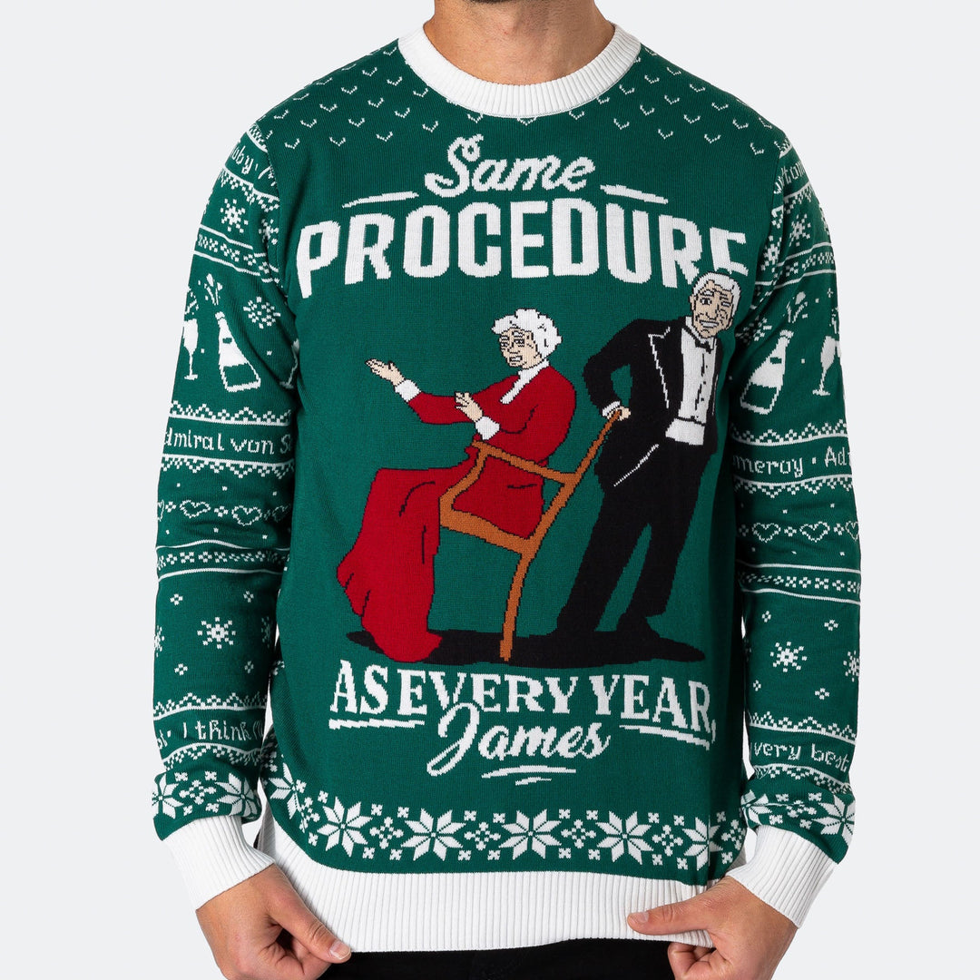 Men's Same Procedure as Every Year Christmas Sweater