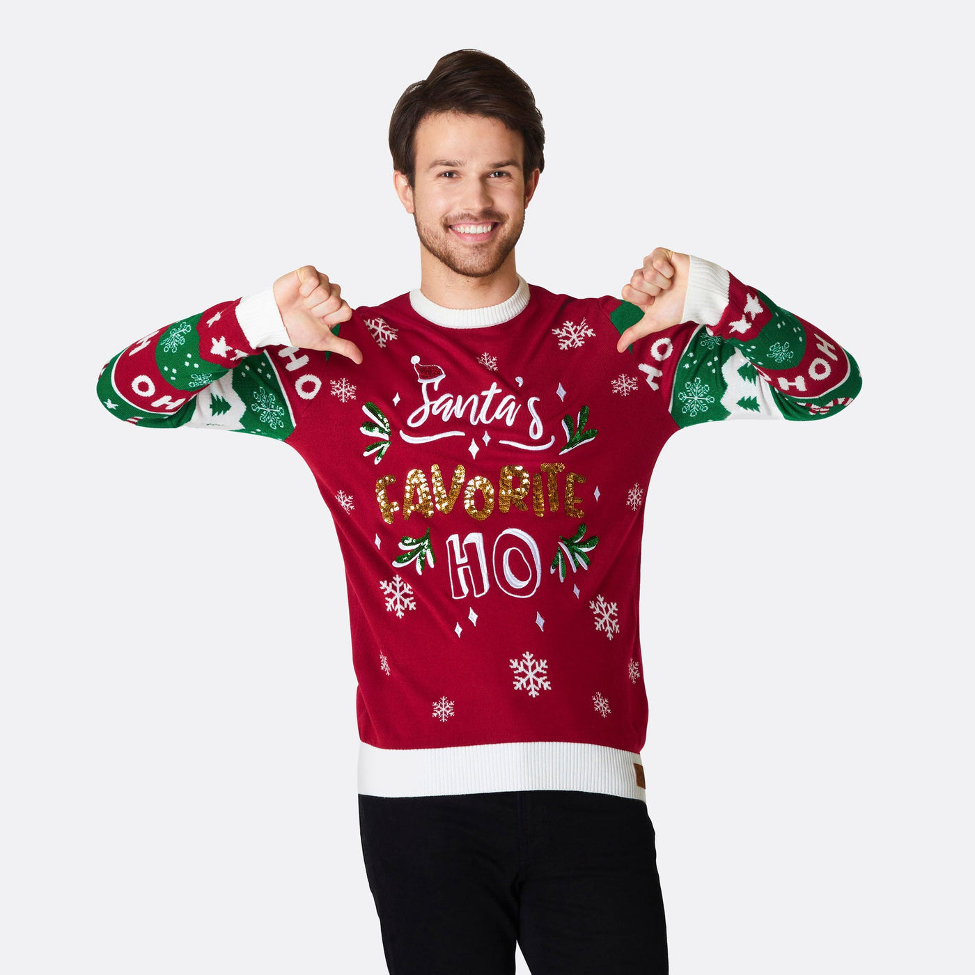 Men's Santa's Favorite Ho Christmas Sweater