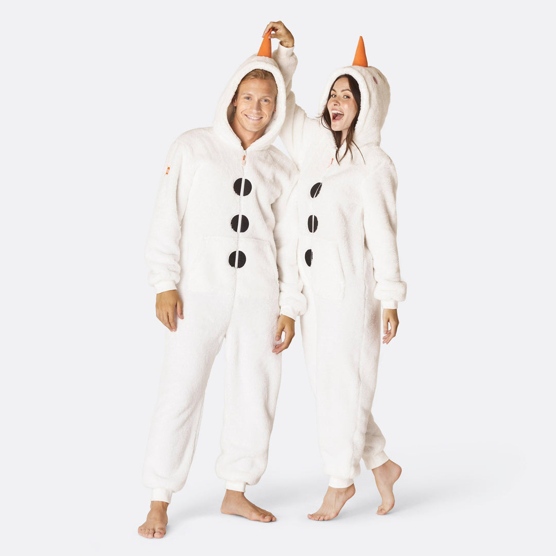 Men's Snowman Onesie