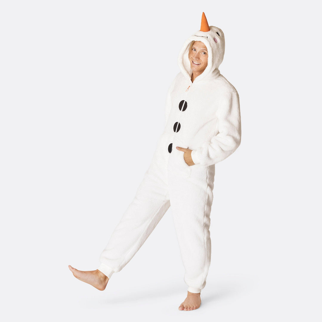 Men's Snowman Onesie