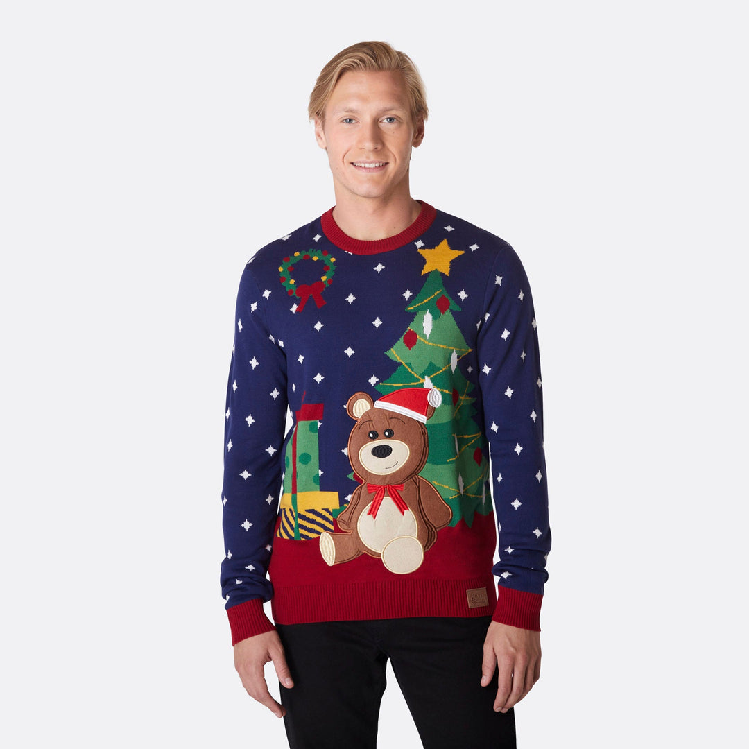 Men's Teddy Bear Christmas Sweater