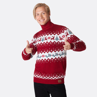 Men's Turtleneck Christmas Sweater