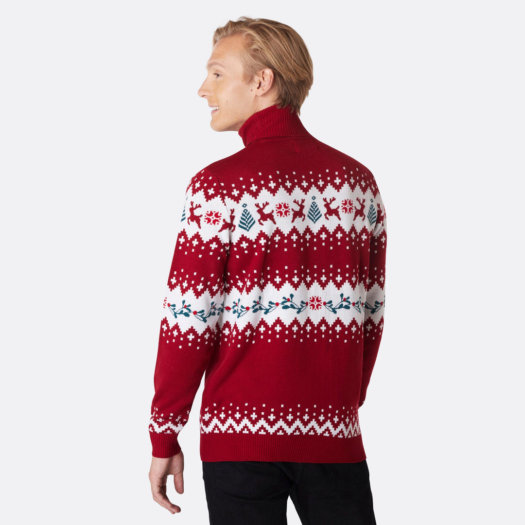 Men's Turtleneck Christmas Sweater