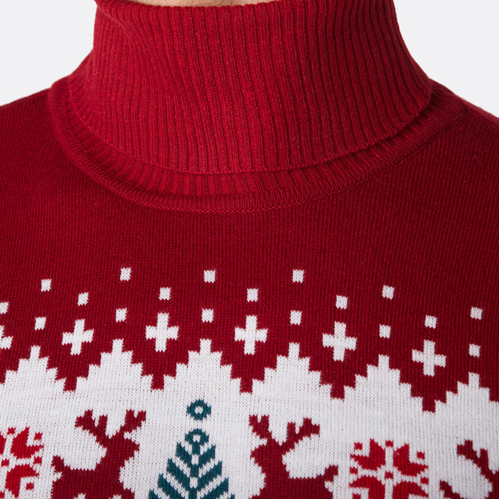 Men's Turtleneck Christmas Sweater