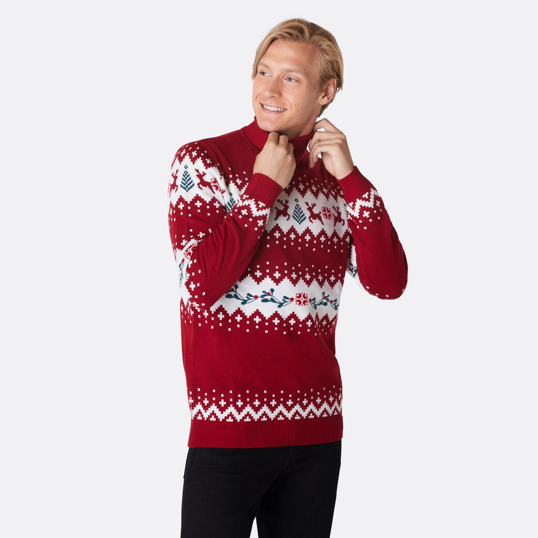 Men's Turtleneck Christmas Sweater