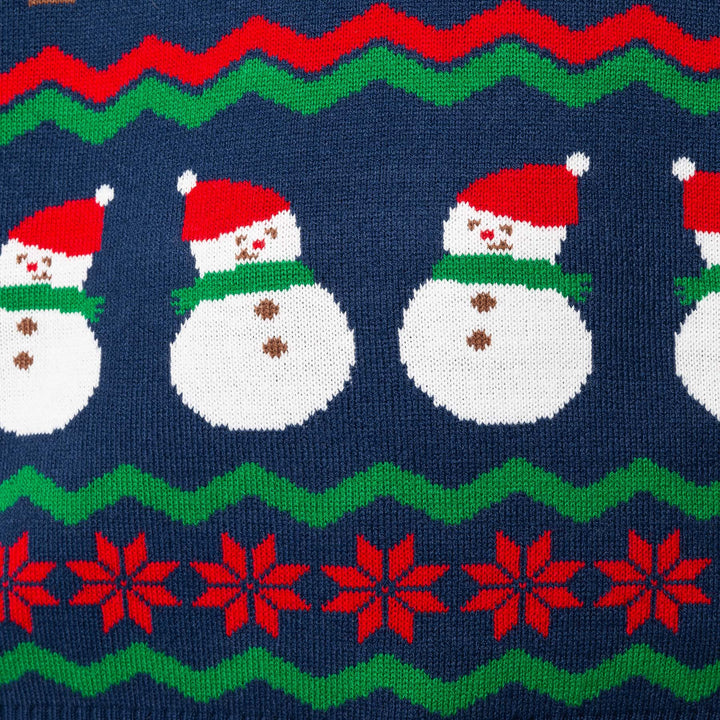 Men's Ugly Blue Christmas Sweater