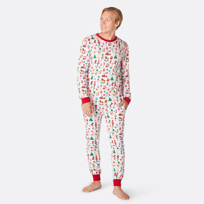 Men's White Christmas Dream Christmas Pyjamas