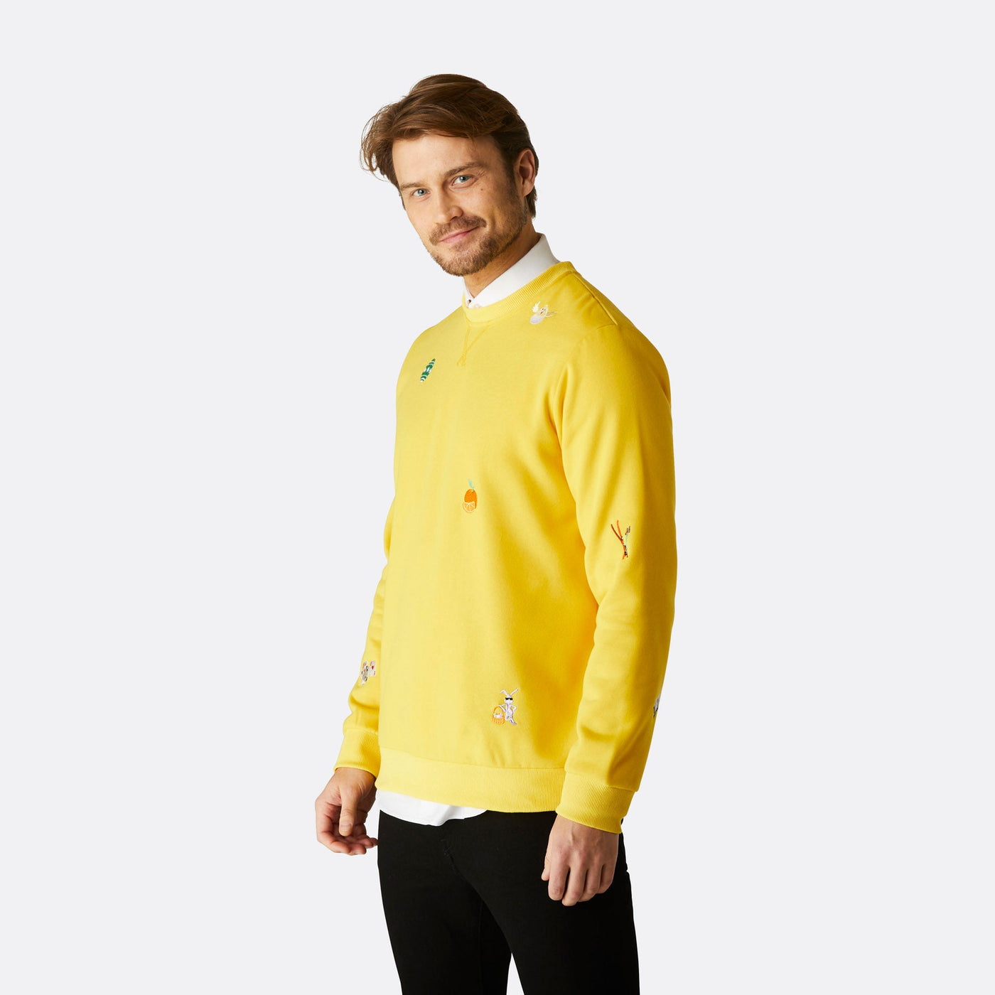 Men's Yellow Easter Sweatshirt