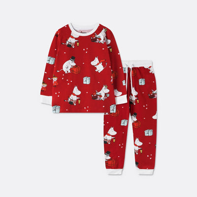 Kids' Red Moomin Christmas Pyjamas